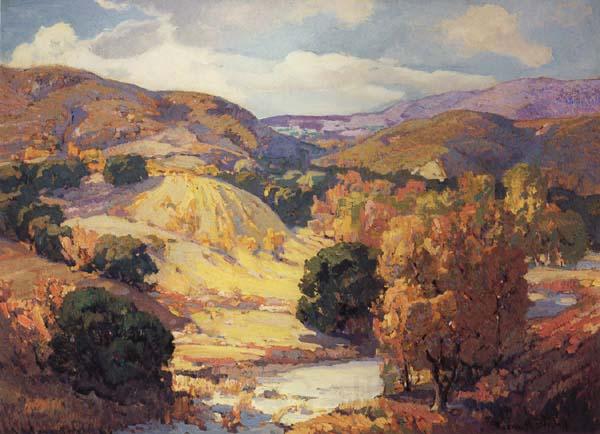 Franz Bischoff Untitled Landscape Spain oil painting art